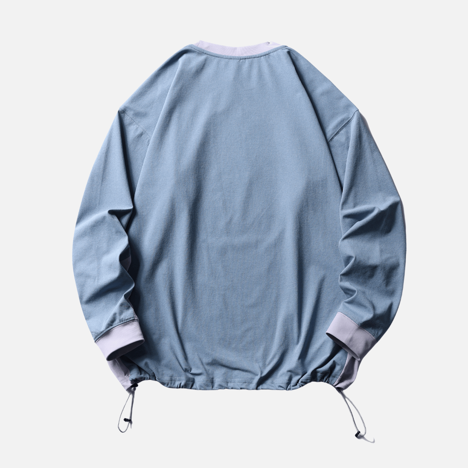 Style Core Aesthetics, New Style Trends Patchwork Drawstring Long-Sleeve Tee Style Core Aesthetics, New Style Trends Patchwork Drawstring Long-Sleeve Tee