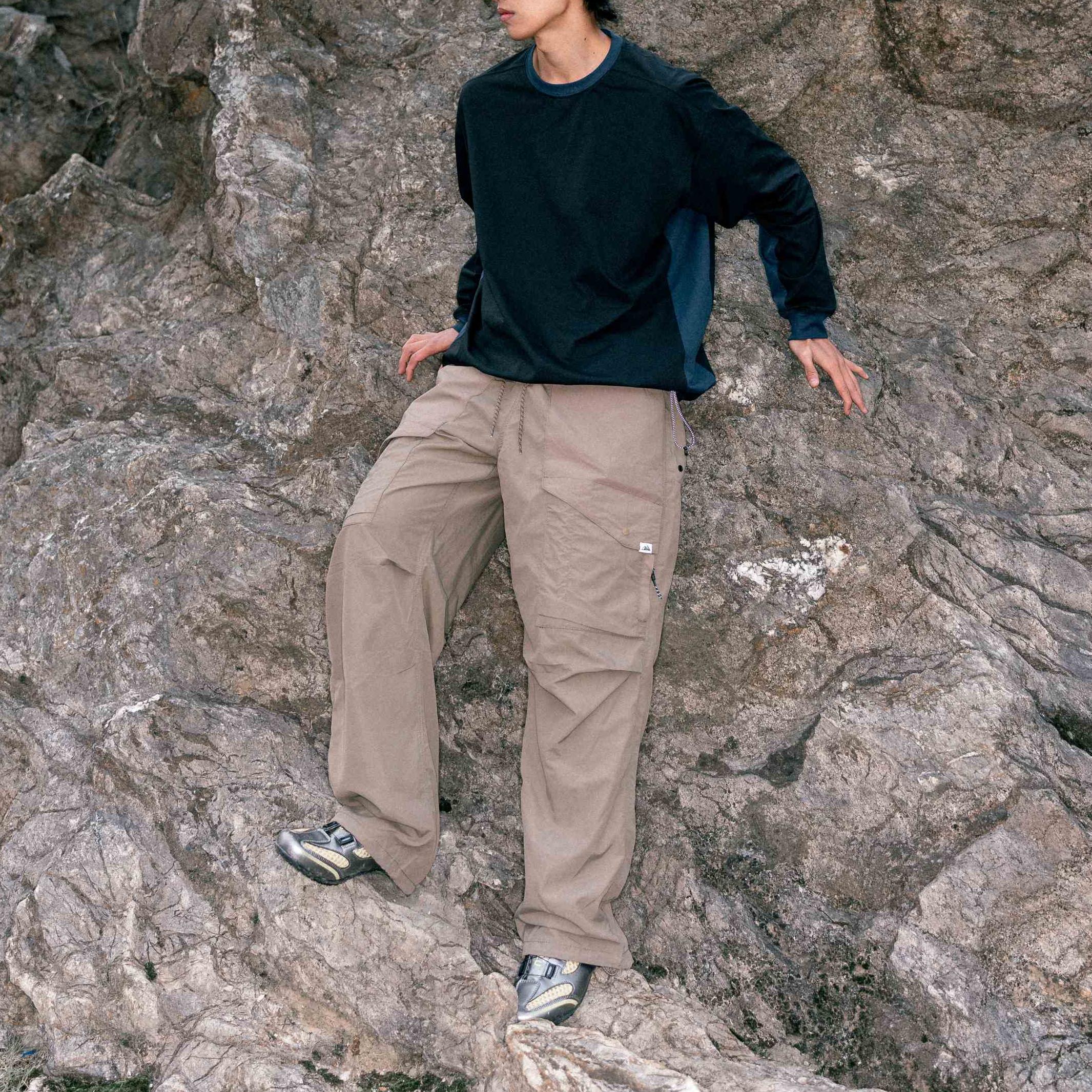 Style Core Aesthetics, New Style Trends Patchwork Drawstring Long-Sleeve Tee Style Core Aesthetics, New Style Trends Patchwork Drawstring Long-Sleeve Tee