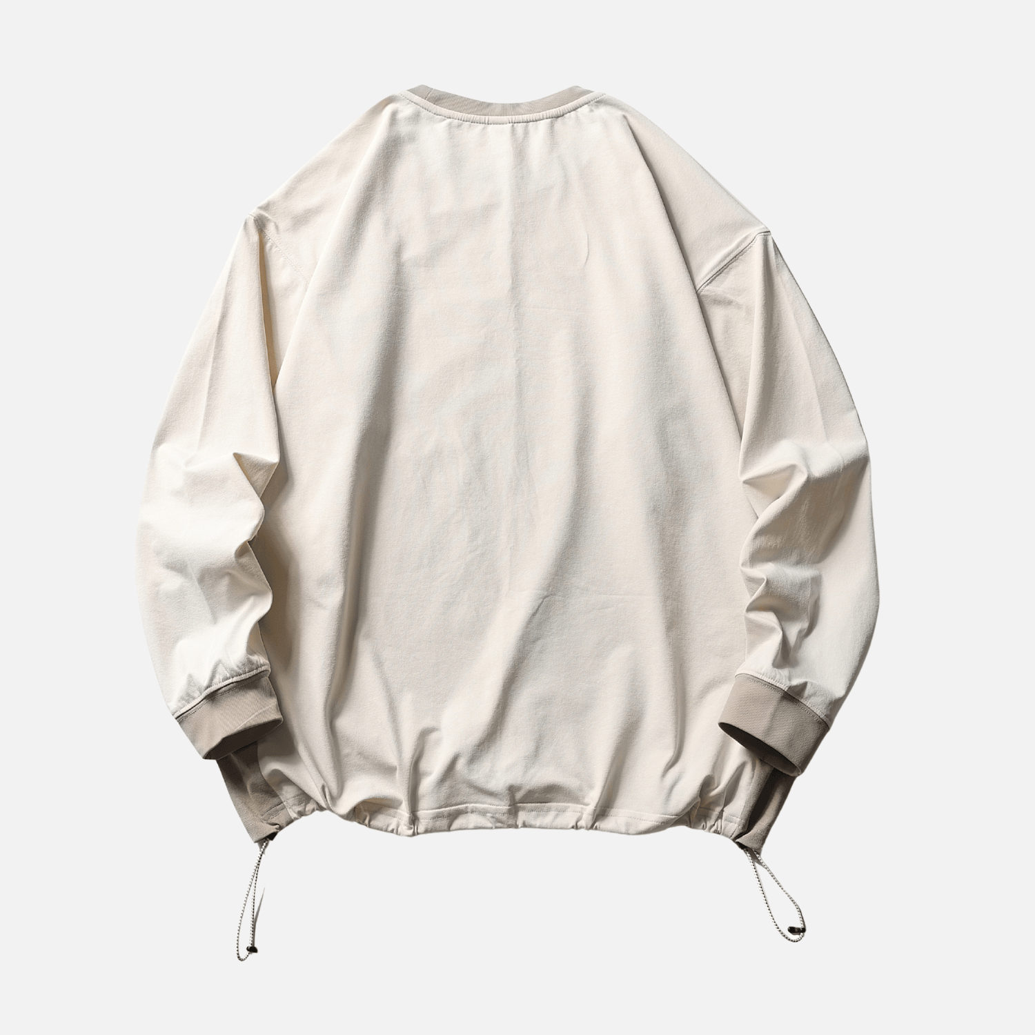 Style Core Aesthetics, New Style Trends Patchwork Drawstring Long-Sleeve Tee Style Core Aesthetics, New Style Trends Patchwork Drawstring Long-Sleeve Tee