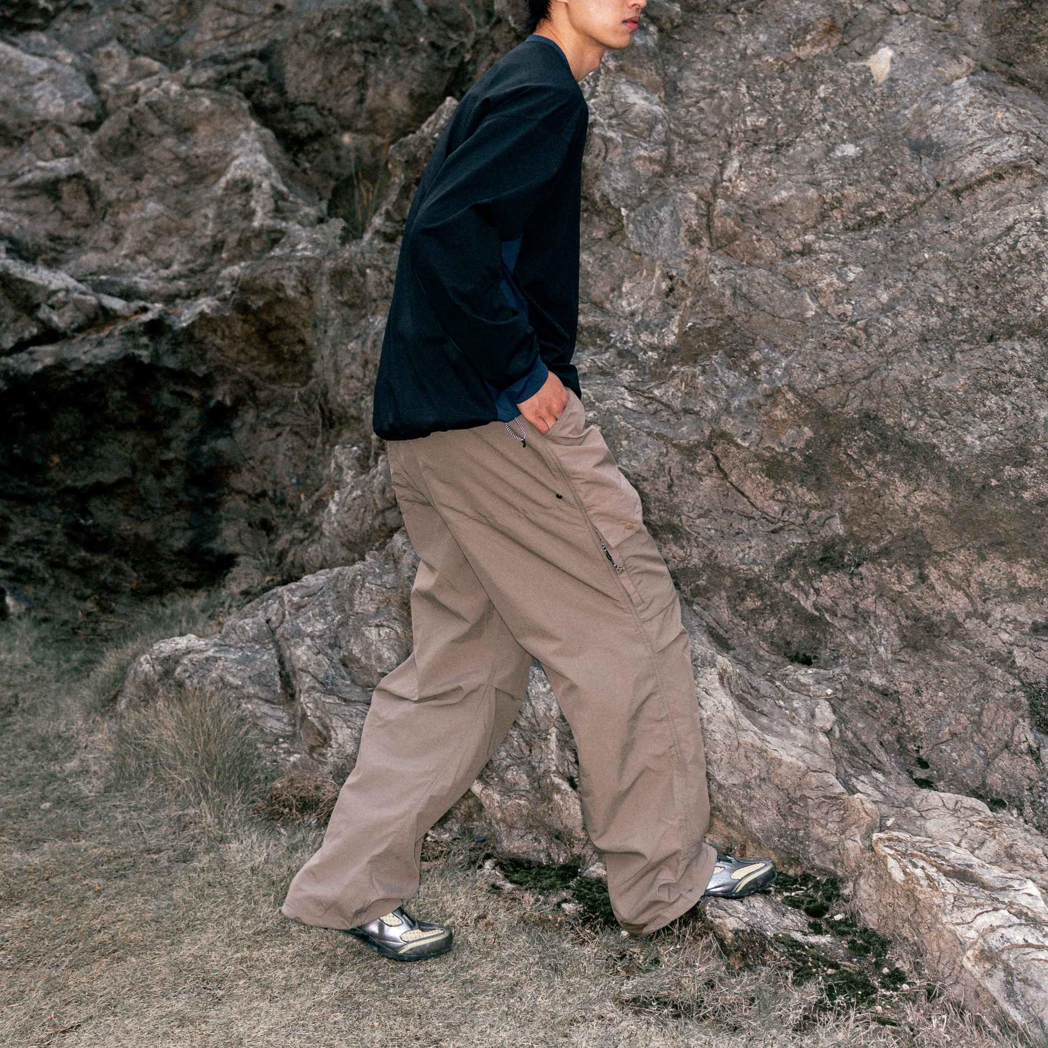 Style Core Aesthetics, New Style Trends Patchwork Drawstring Long-Sleeve Tee Style Core Aesthetics, New Style Trends Patchwork Drawstring Long-Sleeve Tee