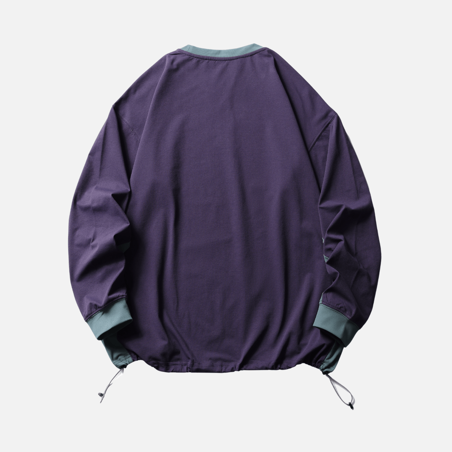 Style Core Aesthetics, New Style Trends Patchwork Drawstring Long-Sleeve Tee Style Core Aesthetics, New Style Trends Patchwork Drawstring Long-Sleeve Tee