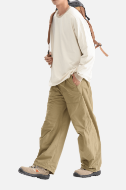 Style Core Aesthetics, New Style Trends Patchwork Drawstring Long-Sleeve Tee