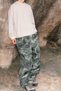 Style Core Aesthetics, New Style Trends Patchwork Drawstring Long-Sleeve Tee