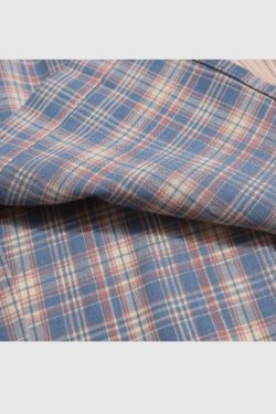 Style Core Aesthetics, New Style Trends Patchwork Plaid Shirt