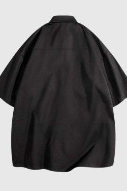 Style Core Aesthetics, New Style Trends Patchwork Pocket Cotton Shirts