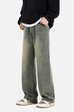 Style Core Aesthetics, New Style Trends Patchwork Washed Jeans