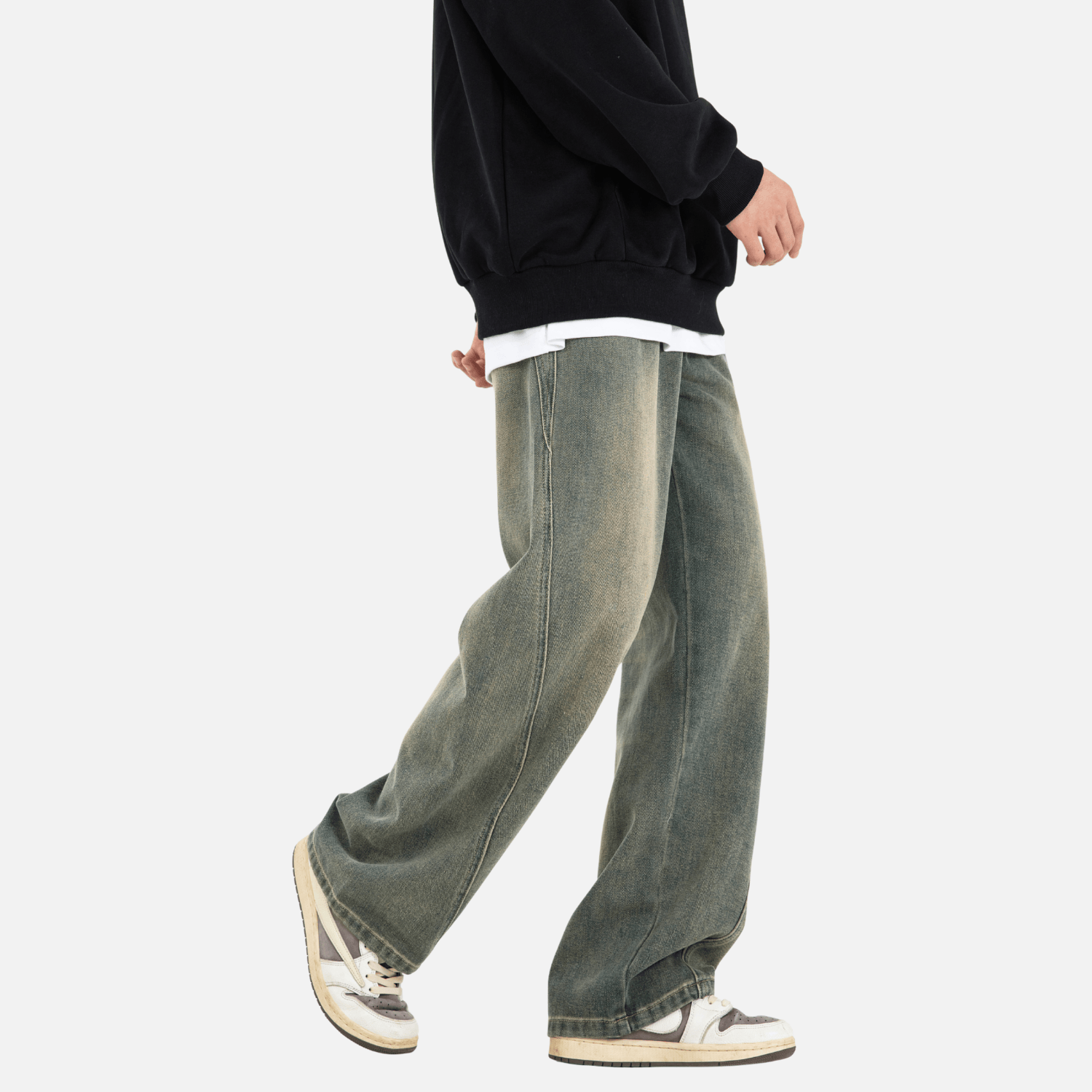 Style Core Aesthetics, New Style Trends Patchwork Washed Jeans Style Core Aesthetics, New Style Trends Patchwork Washed Jeans