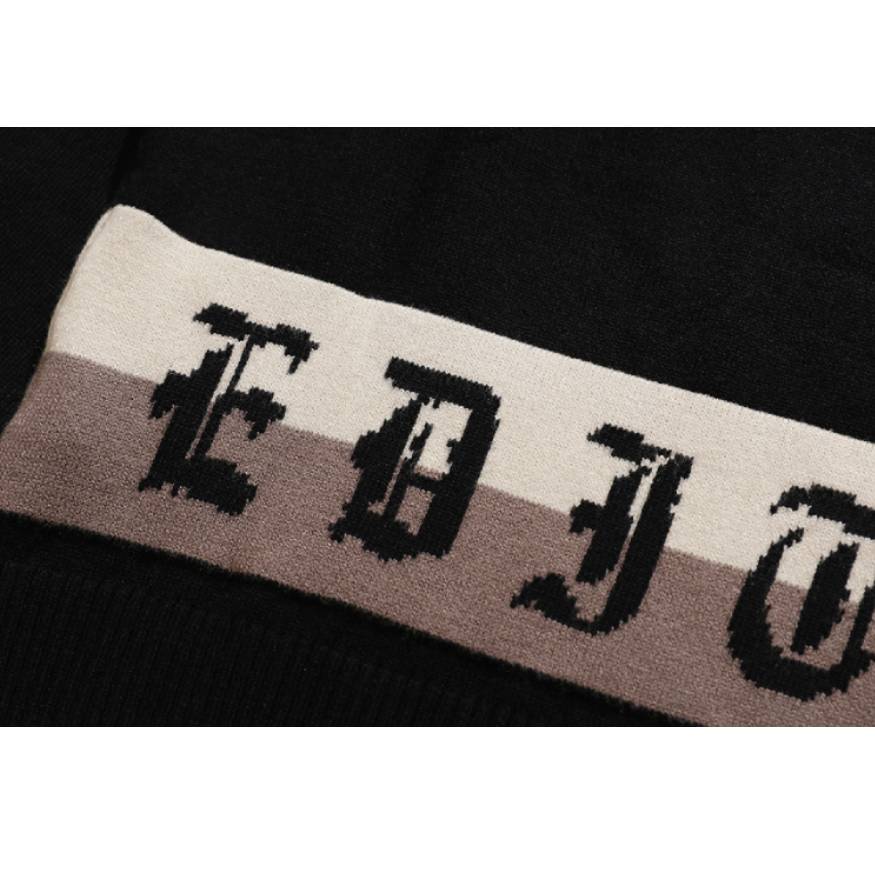 Style Core Aesthetics, New Style Trends Pentagram Striped Collared Cardigan Sweater Style Core Aesthetics, New Style Trends Pentagram Striped Collared Cardigan Sweater