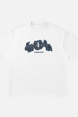 Style Core Aesthetics, New Style Trends Plaid Graphic Cotton T-Shirt