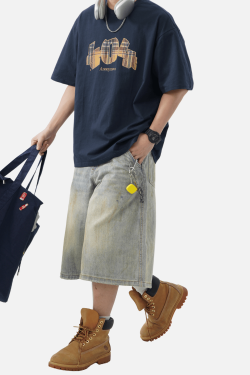 Style Core Aesthetics, New Style Trends Plaid Graphic Cotton T-Shirt