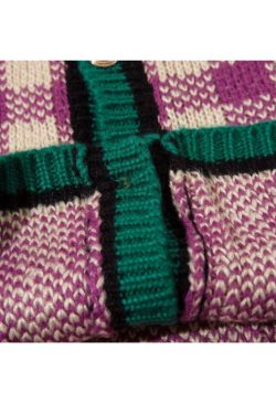 Style Core Aesthetics, New Style Trends Plaid Knit Cardigans