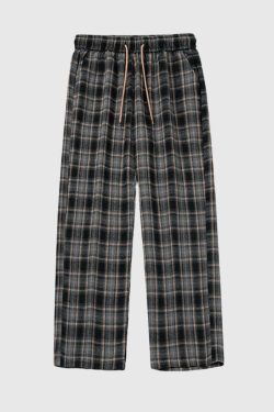 Style Core Aesthetics, New Style Trends Plaid Lounge Pants
