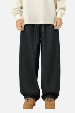 Style Core Aesthetics, New Style Trends Pleated Hem Jeans