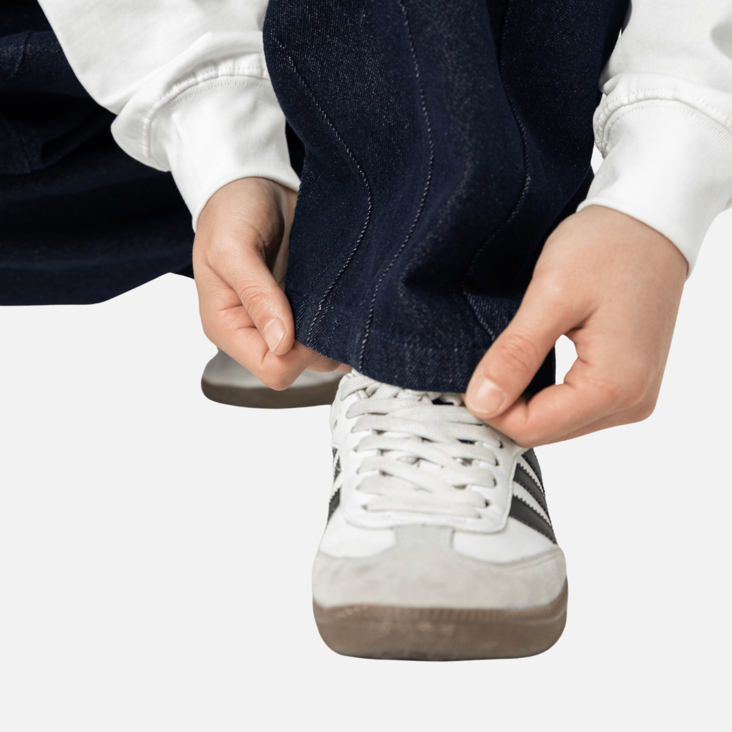 Style Core Aesthetics, New Style Trends Pleated Hem Jeans Style Core Aesthetics, New Style Trends Pleated Hem Jeans