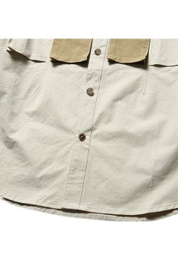 Style Core Aesthetics, New Style Trends Pocket Contrast Shirts