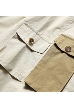 Style Core Aesthetics, New Style Trends Pocket Contrast Shirts