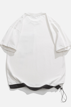Style Core Aesthetics, New Style Trends Pocket Drawstring Cotton Shirt