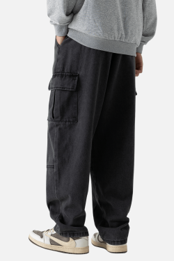 Style Core Aesthetics, New Style Trends Pocket Patchwork Denim Pants