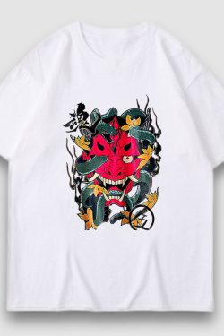 Style Core Aesthetics, New Style Trends Prajna Pattern Cartoon Print Tee