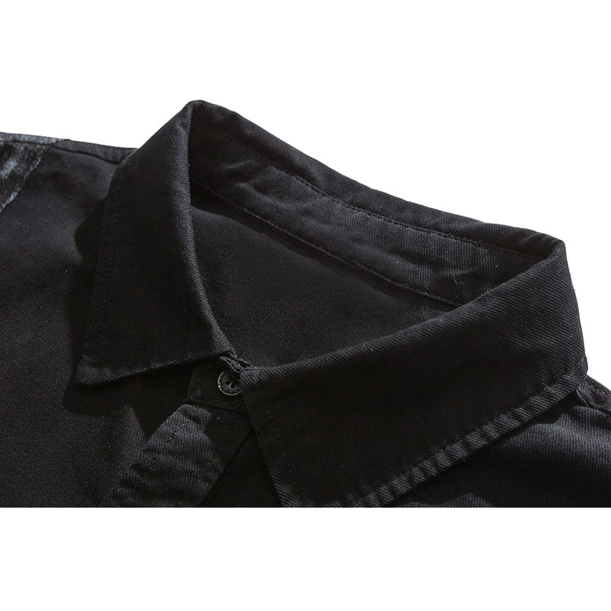 Style Core Aesthetics, New Style Trends Print Patchwork Shirts Style Core Aesthetics, New Style Trends Print Patchwork Shirts