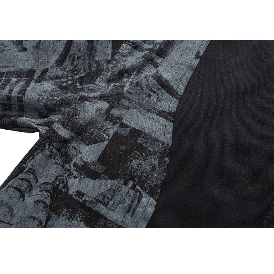 Style Core Aesthetics, New Style Trends Print Patchwork Shirts Style Core Aesthetics, New Style Trends Print Patchwork Shirts