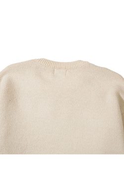 Style Core Aesthetics, New Style Trends Puppy Pattern Embroidered Pullover