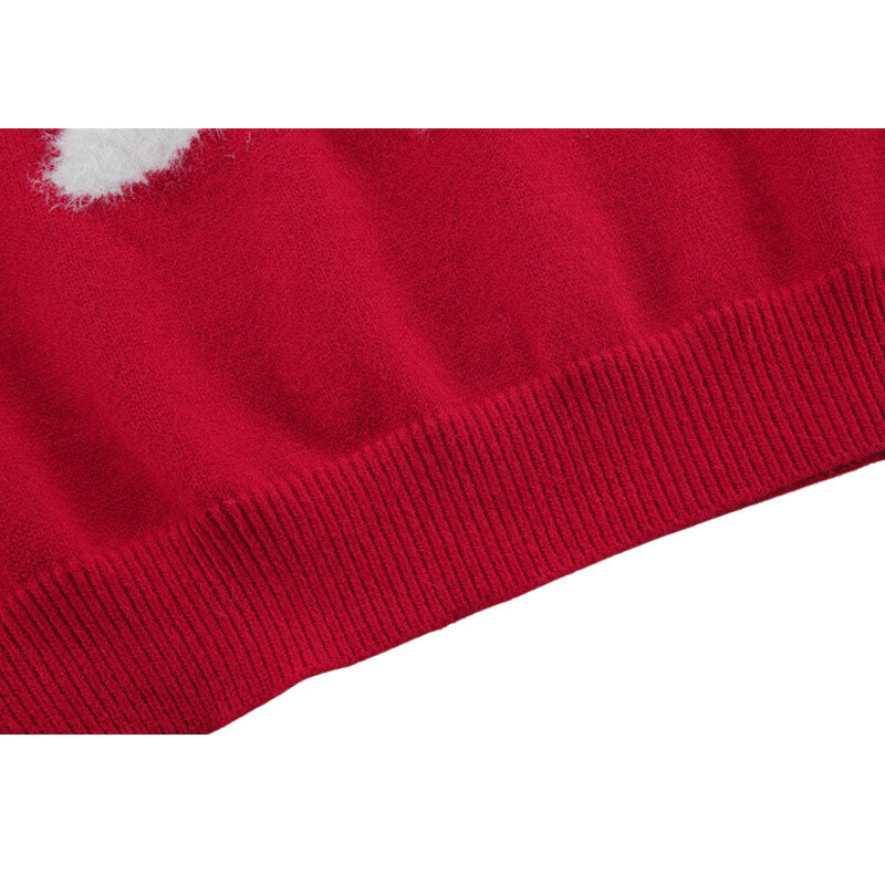 Style Core Aesthetics, New Style Trends Rabbit Pattern Embroidered Pullover Style Core Aesthetics, New Style Trends Rabbit Pattern Embroidered Pullover