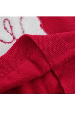 Style Core Aesthetics, New Style Trends Rabbit Pattern Embroidered Pullover