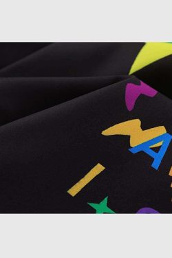 Style Core Aesthetics, New Style Trends Rainbow Graphic Shirt