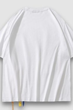 Style Core Aesthetics, New Style Trends Rainbow Printed Tassel Decor Tee