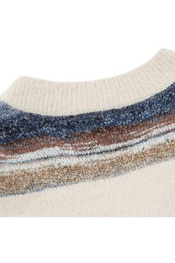 Style Core Aesthetics, New Style Trends Rainbow Striped Gradient Cardigan