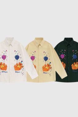 Style Core Aesthetics, New Style Trends Retoro Bear Shirts