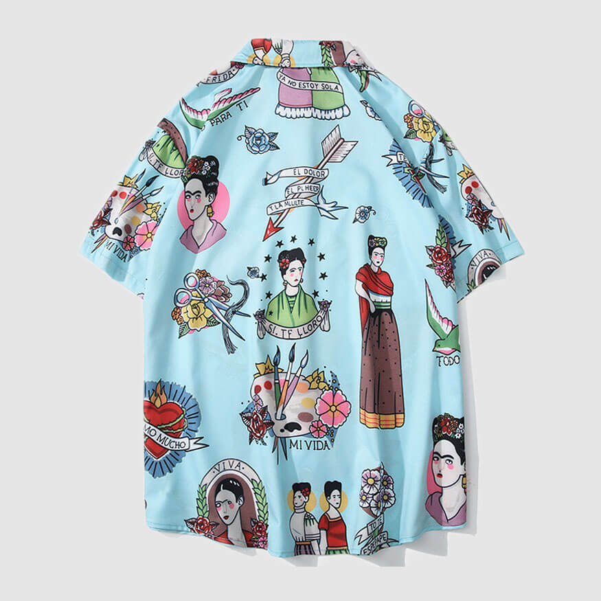Style Core Aesthetics, New Style Trends Retro Cartoon Character Shirt Style Core Aesthetics, New Style Trends Retro Cartoon Character Shirt