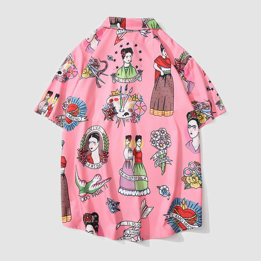 Style Core Aesthetics, New Style Trends Retro Cartoon Character Shirt Style Core Aesthetics, New Style Trends Retro Cartoon Character Shirt