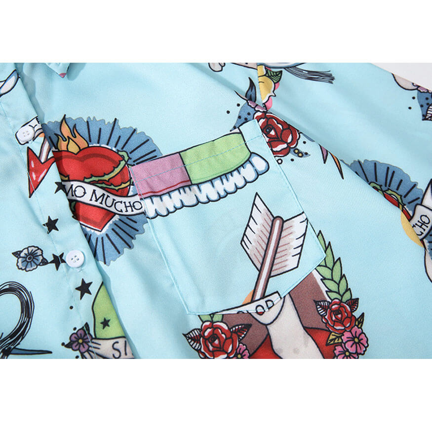 Style Core Aesthetics, New Style Trends Retro Cartoon Character Shirt Style Core Aesthetics, New Style Trends Retro Cartoon Character Shirt