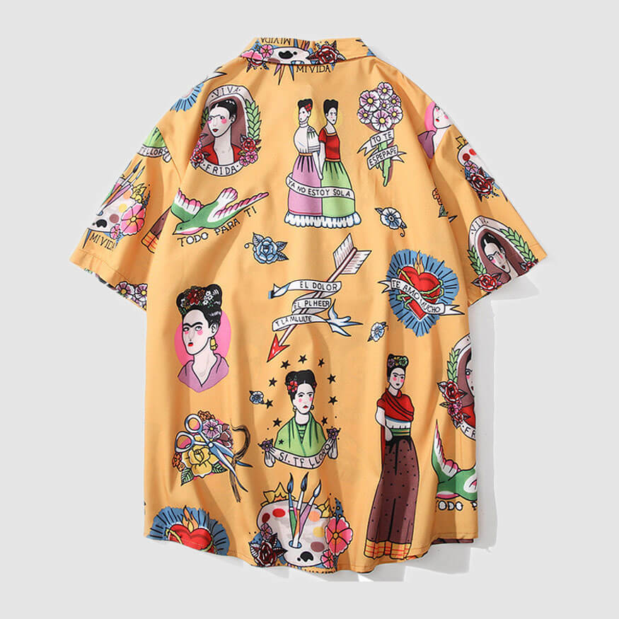 Style Core Aesthetics, New Style Trends Retro Cartoon Character Shirt Style Core Aesthetics, New Style Trends Retro Cartoon Character Shirt