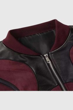 Style Core Aesthetics, New Style Trends Retro Color-Block Pilot Jacket