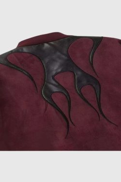 Style Core Aesthetics, New Style Trends Retro Color-Block Pilot Jacket