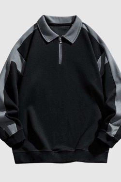 Style Core Aesthetics, New Style Trends Retro Colorblock Sweatshirt