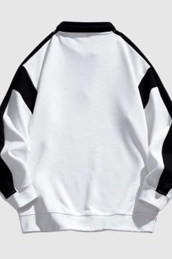 Style Core Aesthetics, New Style Trends Retro Colorblock Sweatshirt