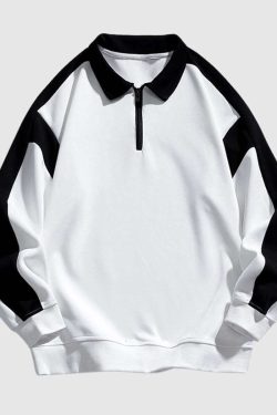 Style Core Aesthetics, New Style Trends Retro Colorblock Sweatshirt