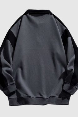 Style Core Aesthetics, New Style Trends Retro Colorblock Sweatshirt