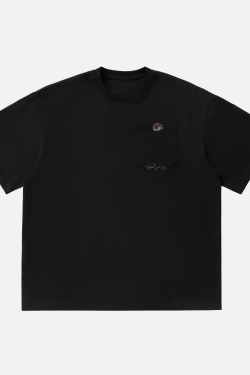 Style Core Aesthetics, New Style Trends Retro Embroidery Cotton T-Shirt