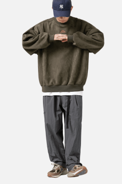 Style Core Aesthetics, New Style Trends Retro Fleece Sweatshirt