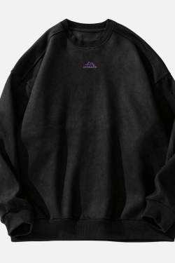 Style Core Aesthetics, New Style Trends Retro Fleece Sweatshirt