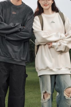 Style Core Aesthetics, New Style Trends Retro Fleece Sweatshirt