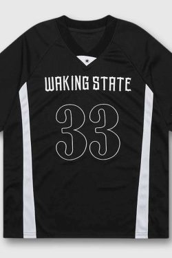 Style Core Aesthetics, New Style Trends Retro Number Jersey Tee