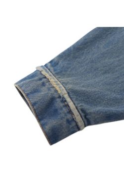 Style Core Aesthetics, New Style Trends Retro Star Patchwork Embroidered Denim Jacket