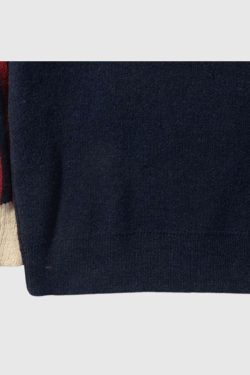 Style Core Aesthetics, New Style Trends Retro Striped V-Neck Sweater