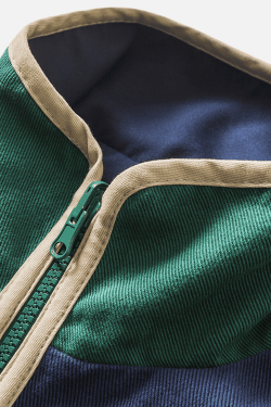 Style Core Aesthetics, New Style Trends Reversible ColorBlock Stand‑Collar Jacket